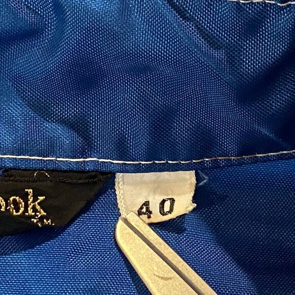 Vintage Sears Oakbrook Sportswear Windbreaker Jacket Mens Size 40 Blue Full Zip - Picture 6 of 6